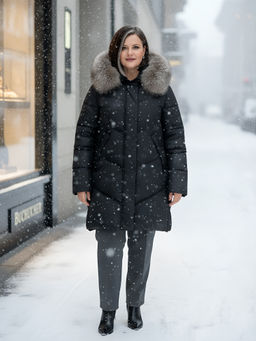 Пальто зимнее утепленное с мехом и капюшоном ,куртка Бренд: Visdeer фото 21