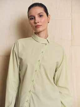 Рубашка свободного кроя 512.030091/Лайм