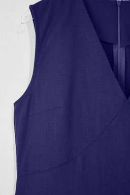 Trendyolmilla K?rm?z? Keten Kar?s?ml? A Kesim Mini Dokuma Elbise TWOSS25EL00645  фото 13