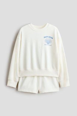 Conjunto de 2 piezas en tejido sudadera - H&m фото 2