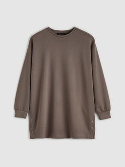 Soft Touch Oversize Kad?n Sweatshirt Tunik