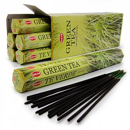 Благовония HEM GREEN TEA Зелёный чай уп-6шт