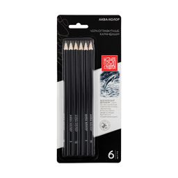Аква-колор Изостудия IZO-GP6B Набор чернографитных карандашей заточенный ассорти 10 х 6 шт. ассорти