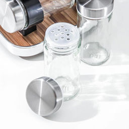 Набор для специй «Модерн», 32.5×7×12.5 см, ёмкость, 90 мл, 4×9.5 см, 12 шт.