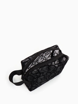 Косметичка дор Сердца 21*9,5*13, отд на молнии, черный