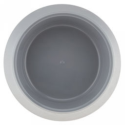 Миска для кормления животных пластмассовая 0,3л, д14,5см, h4,5см, серый (Россия) - Pet toys фото 3