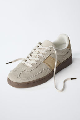 SPLIT SUEDE TRAINERS - Zara фото 3