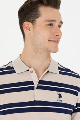 U. S. Polo Assn Мужская футболка с воротником-поло Stone - U.s. polo assn фото 10