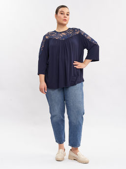 Блузка кружевная BL17239DBL05 - Артесса фото 8