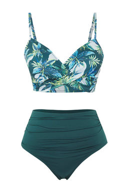 Cicek Desenli Yuksek Bel Bikini Tak?m? TBESS25BT00202 - Trendyolmilla фото 9