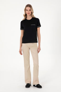 Kad_n Siyah Ti__rt Sepette S_rpriz _ndirim - U.s. polo assn фото 4