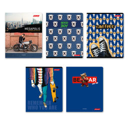 Светоч 48ТЕТк-001 Тетрадь ученическая общая, A5 48 л. на скобе 65 г/кв.м , белизна 100 % 10 шт. клетка 000729 Я свободен