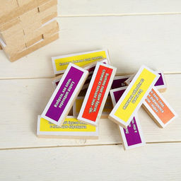 Падающая башня, дженга Застольная вечеринка, 54 бруска с фантами, 30 х 8 см - Simaland фото 2