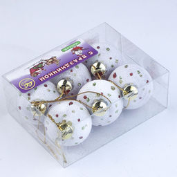 Набор ёлочных игрушек крас. 6 шт - Family фото 2