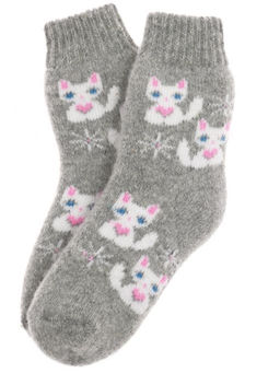Носки детские "Котята и снежинки" 6720-1