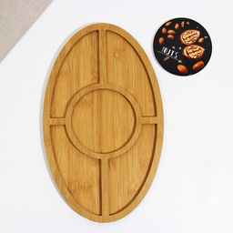 Менажница деревянная Дорого внимание «Nuts», 21.8×35 см