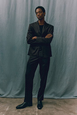 Pantalon de traje con strass Regular Fit