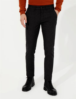 Siyah Slim Fit Kanvas Pantolon - Pierre cardin фото 2