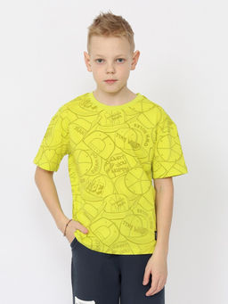 CRB wear/CSJB 63749-36-393 Футболка для мальчика,лайм/Ex.Cherubino