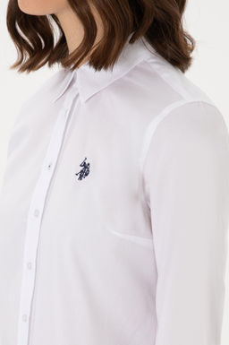 Kad_n Beyaz Uzun Kollu Basic G_mlek Sepette S_rpriz _ndirim - U.s. polo assn фото 7