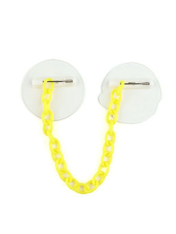 Цена за 2 шт. Значки на цепочке Смайл, 13?10 см, набор 2 шт.