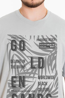 Футболка М125061Па серый