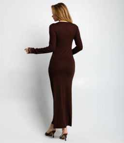 Платье #КТ887 (5), шоколадный
