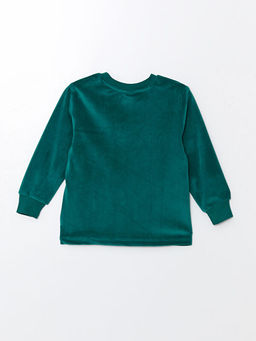 Bisiklet Yaka Uzun Kollu Kadife Erkek ?ocuk Pijama ?st - Waikiki фото 2