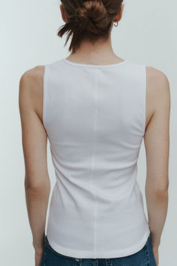 Camiseta sin mangas en algod?n - H&m фото 5