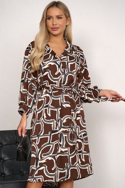 Платье Даная (коричневый) Р11-1235/4 - Николь фото 3