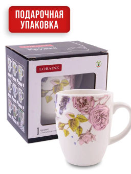 60248 Кружка 310мл Розовый сад доломит LR (х60) - Mayer&boch фото 10