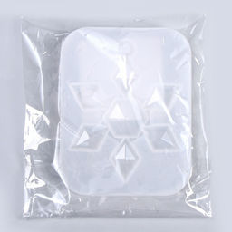 Форма силиконовая универсальная, подвеска «Снежинка-кристалл»