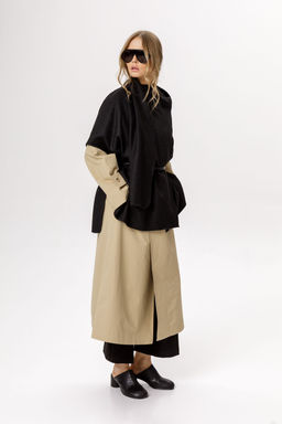 Пончо Pirs 6596 черный