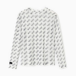 Лонгслив женский сетка MIST, белый, размер 40-42 (XS-S)