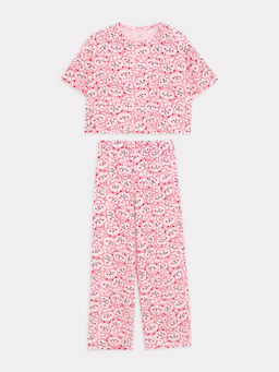 Комплект женский (футболка, бриджи) розовый с медведями - Mark formelle фото 8