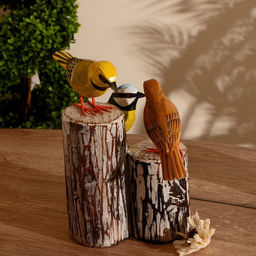 Сувенир "Три птички" дерево 20х15х27 см