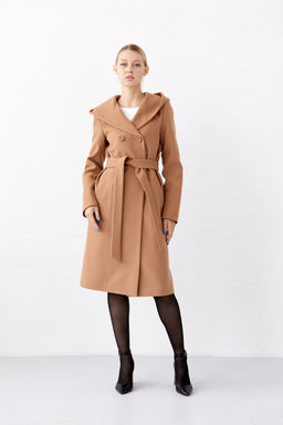 Пальто женское демисезонное 25020 (черно-белый) - Kankan фото 9