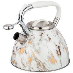 ЧАЙНИК AGNESS СО СВИСТКОМ, СЕРИЯ FANTASY, 3,0 Л, ИНДУКЦИОННОЕ КАПСУЛЬНОЕ ДНО  фото 3