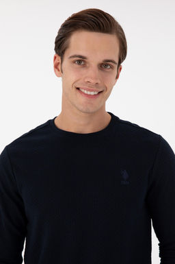 Мужской темно-синий свитшот Неожиданная скидка в корзине - U.s. polo assn фото 2