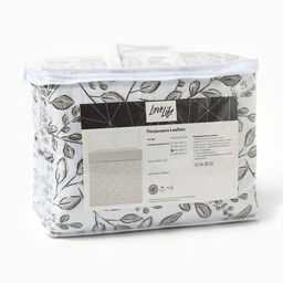 Покрывало евро LoveLife Leaflets, 200×230±5 см, жатка