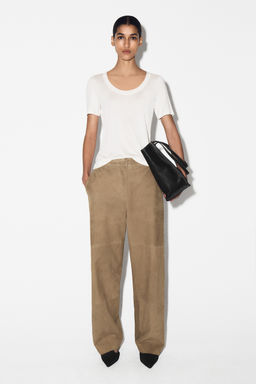 CAMISETA DE SEDA SLIM FIT - H&m фото 9