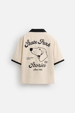 CONTRAST EMBROIDERY SHIRT - Zara фото 8