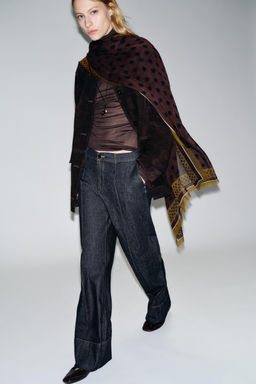 Z1975 BOOTCUT DENIM TROUSERS - Zara фото 12