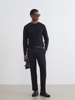 Bisiklet Yaka Erkek Triko Kazak