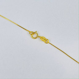 Кулон на цепочке из Аквамарина 45 см