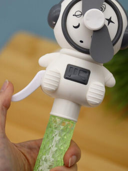 Портативный механический ручной вентилятор Sweet astronaut, grey