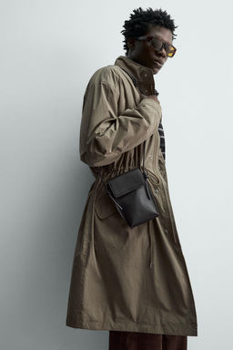 LEATHER CROSSBODY BAG - Zara фото 10