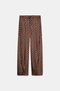 ZW COLLECTION PAISLEY PYJAMA TROUSERS - Zara фото 3