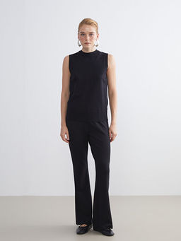 Bisiklet Yaka Kad?n Triko S?veter