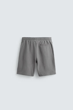 BERMUDA JOGGER ESTRUCTURA / Gris - Zara фото 8